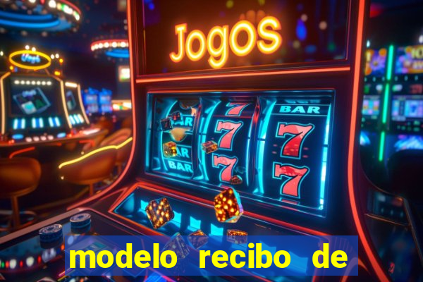 modelo recibo de pagamento autonomo